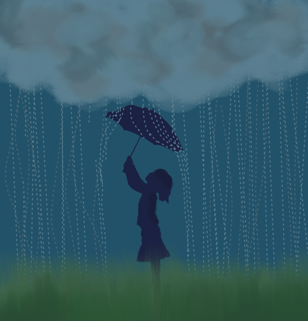 Thunder and Rain - ibisPaint