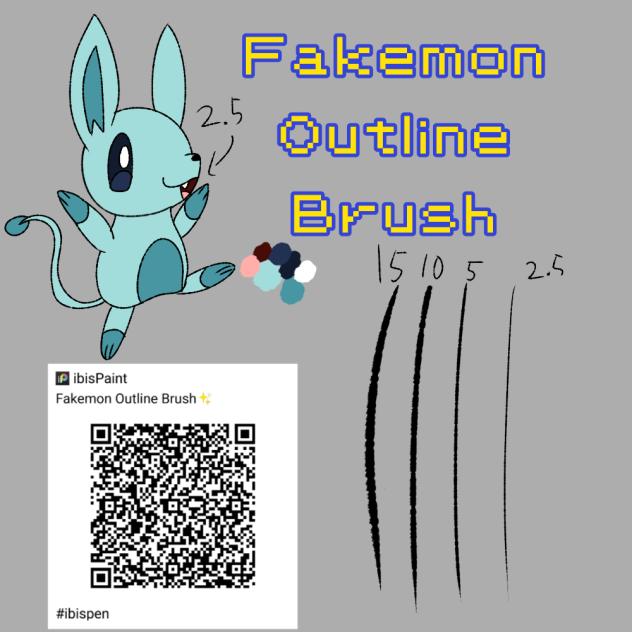 Fakemon Outline Brush