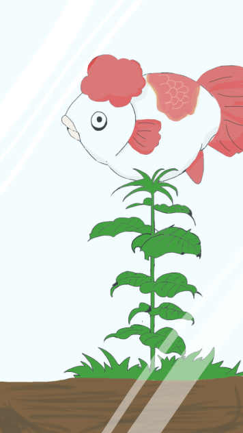 塗らせて頂きました！金魚草