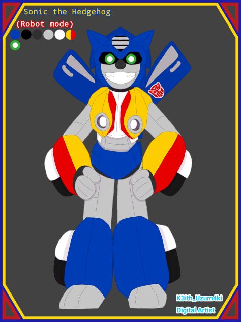 Sonic The Hedgehog x Transformers-2;