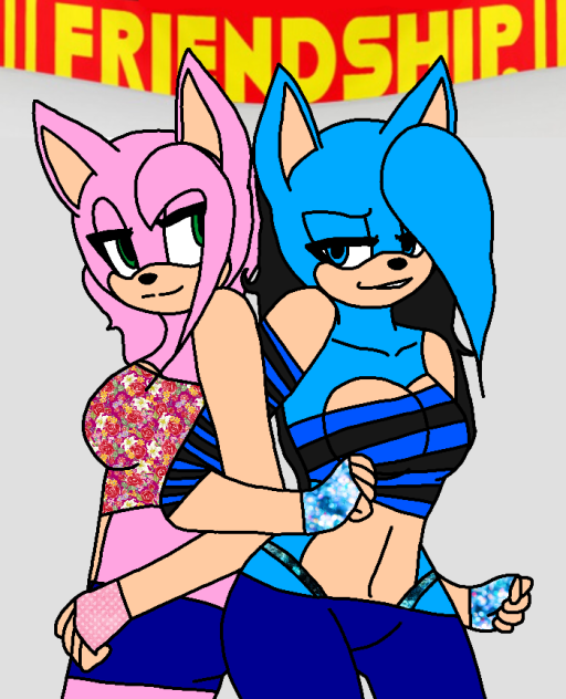 Amy And Becky Friendship Speedpaint