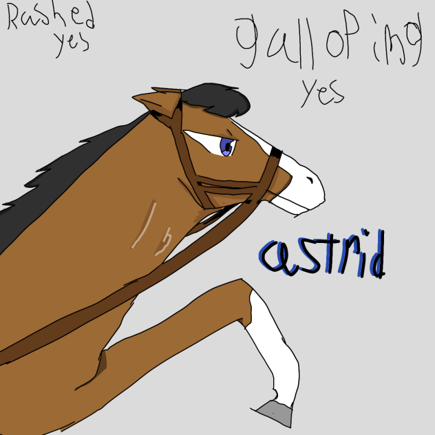 Astrid ll MY HORSE OC - ibisPaint