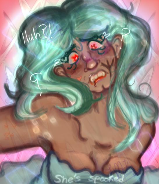 WOMEN DrawingsΠ Spooked Cutie!