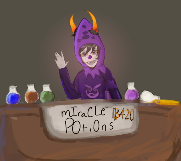 Gamzee selling potions