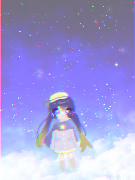星空の上で
