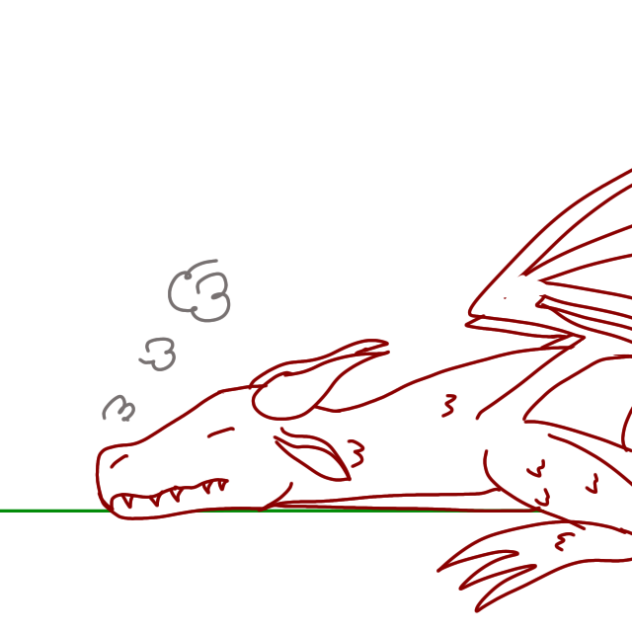 Dragon waking up