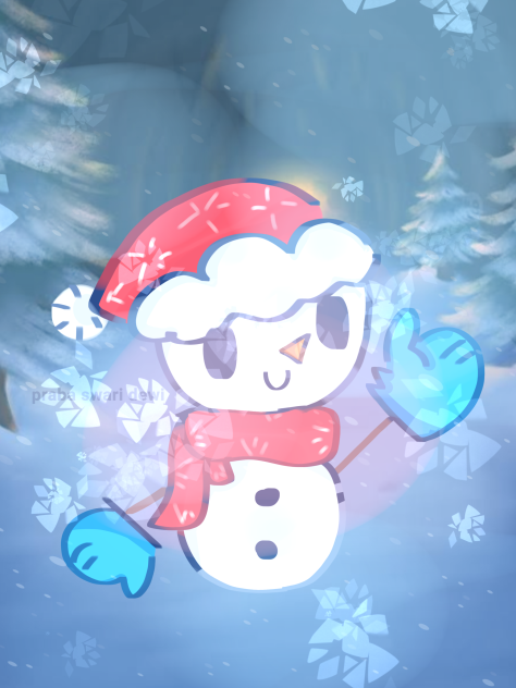my OC snow man ☃️