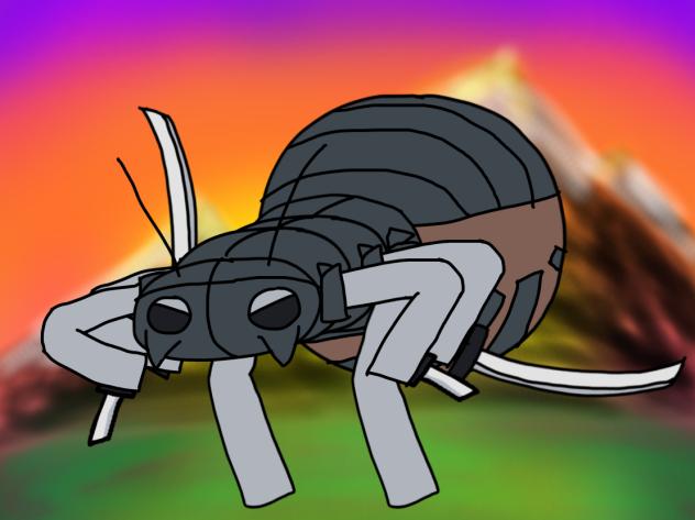 Sunset and the Bug warrior