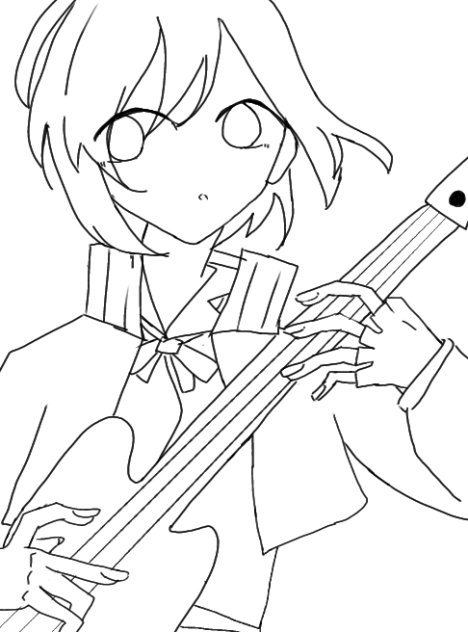 志歩ﾁｬﾝ(線画)背景透過ver.