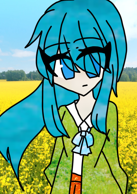 背景少女