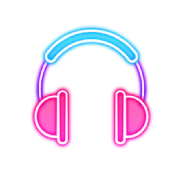 Headphones neon sign2