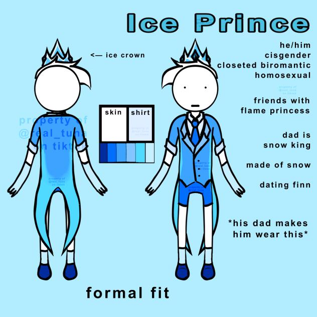 ICE PRINCE CHARACTER SHEET