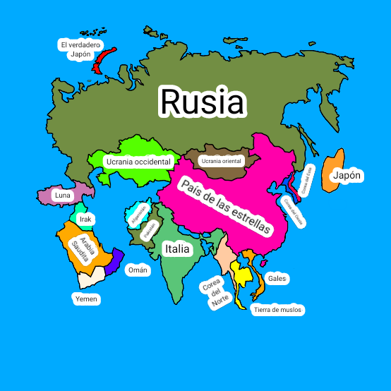 Asia según los estadounidenses