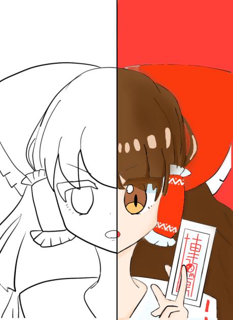 ゆきだんごさんとの色塗りコラボです！