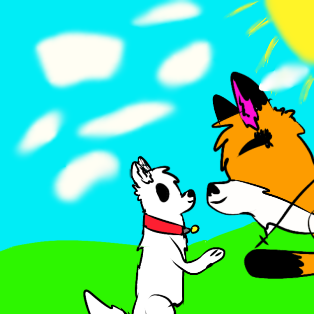Me and my dog - ibisPaint