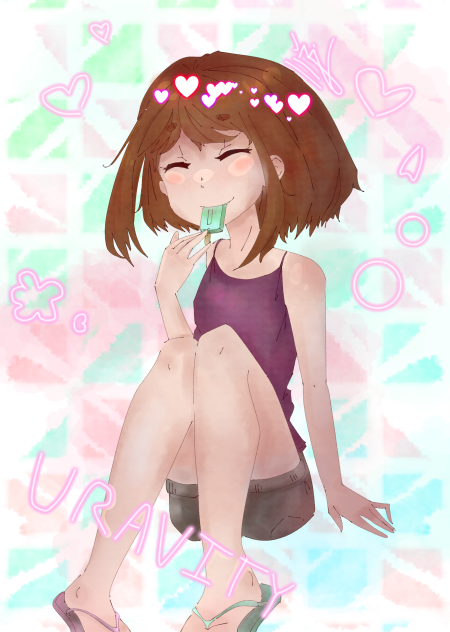 Ochaco Uraraka fanart!!!