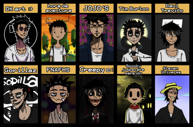 10 estilos