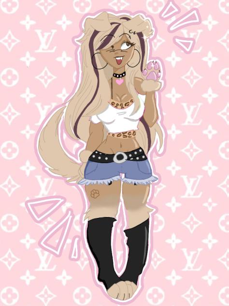 Y2K puppy girl oc
