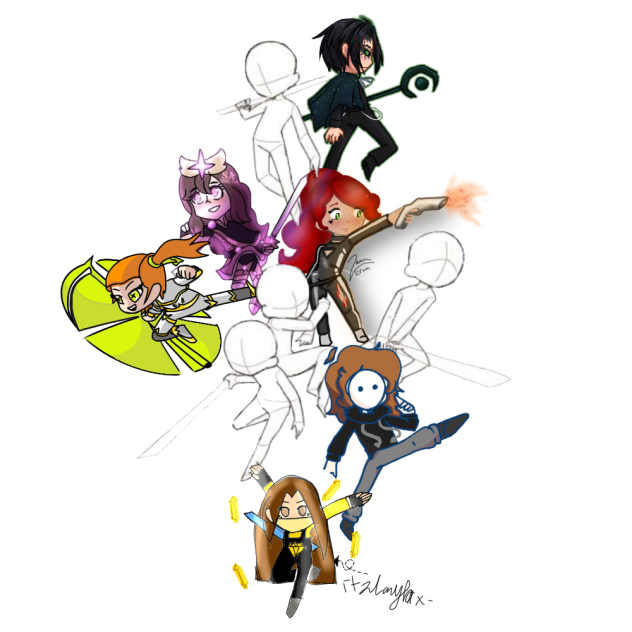 Chibi Heroes Collab!!!