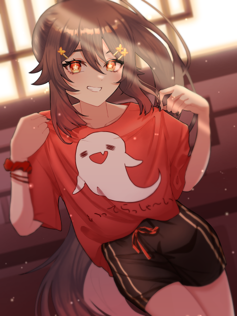 見て！このシャツかわいいでしょ〜