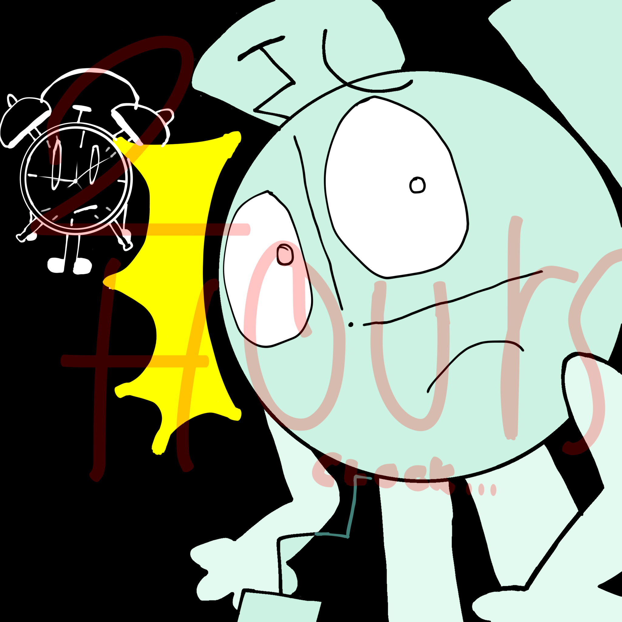 clock fanart i guess my bros - ibisPaint