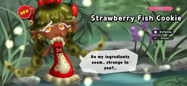 🍓🐠•Strawberry Fish Cookie•🍓🐠
