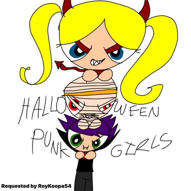 Halloween Punk Girls (read description)