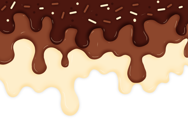 chocolate drips pattern🍫
