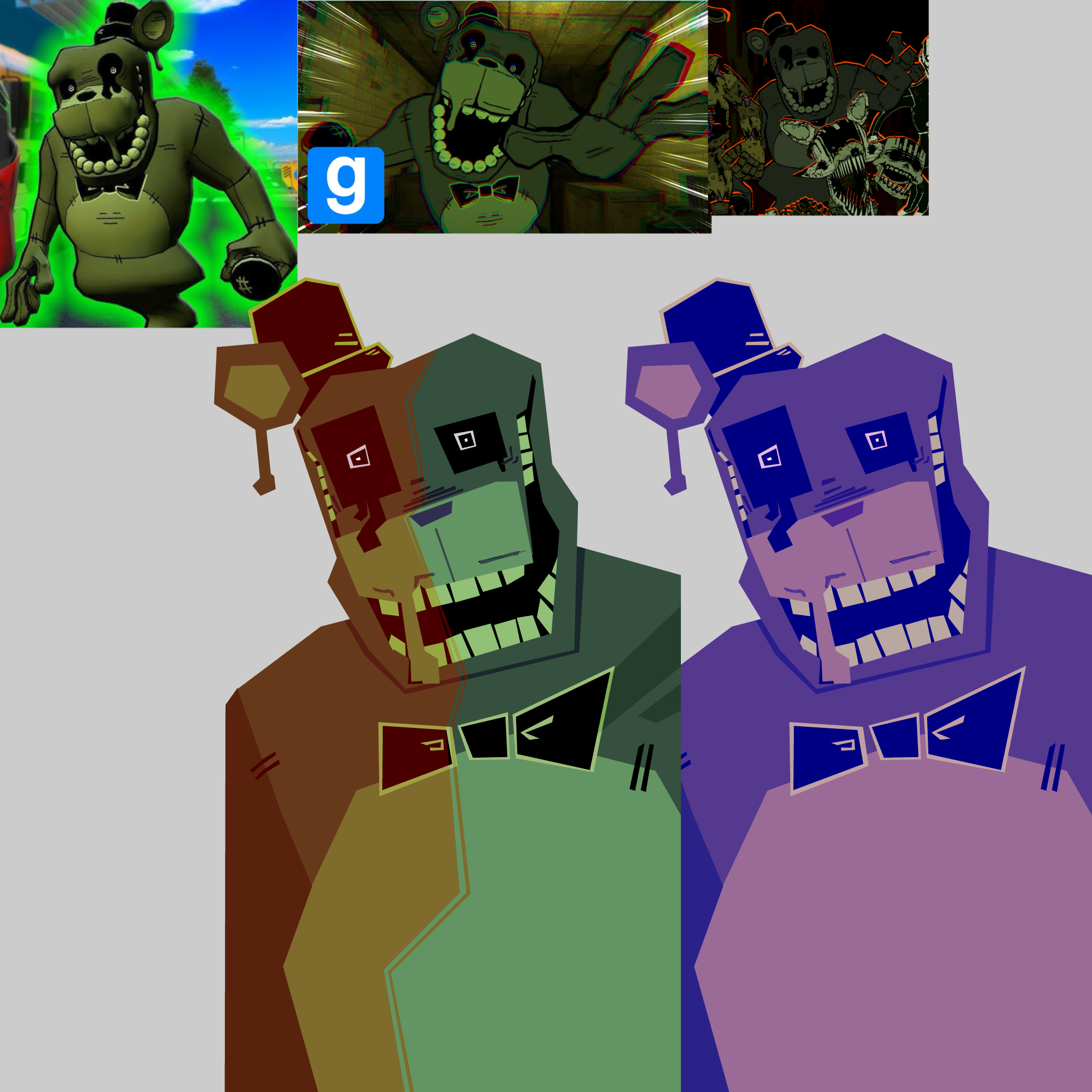 RAINBOW Retro Freddy - ibisPaint