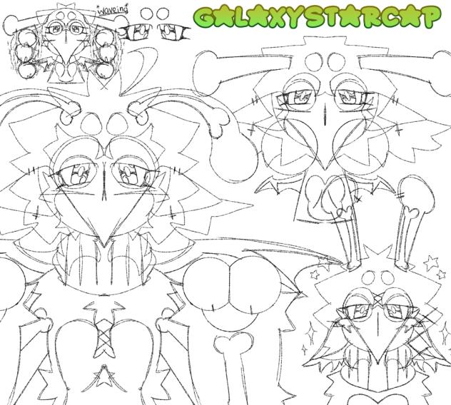 Halloween sketch galaxy