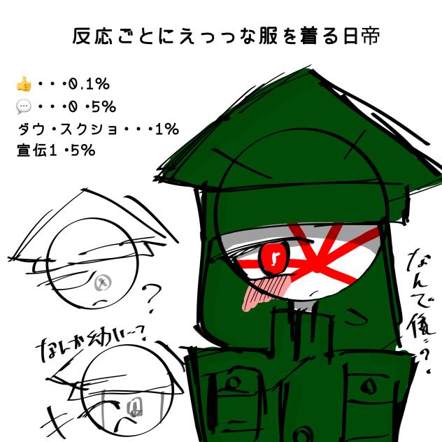 反応ごとにえっっな服を着る日帝