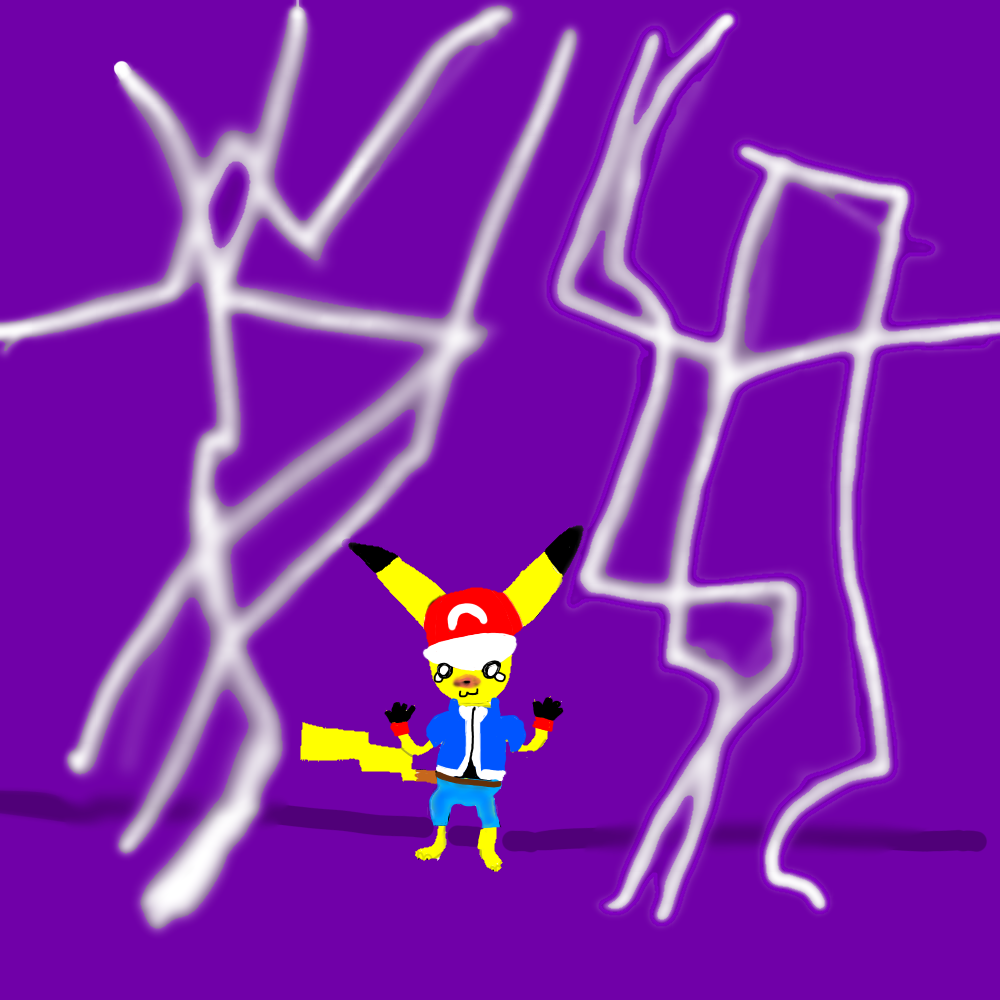 ash as a pikachu - ibisPaint
