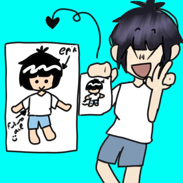 haikyu chars draw themself pt1