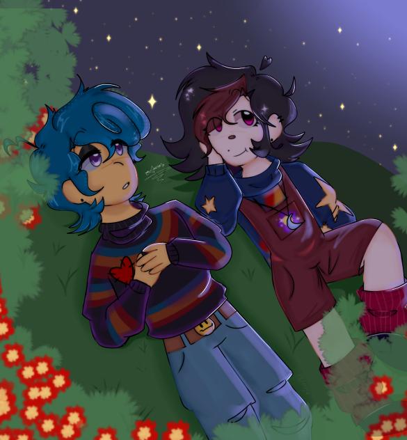 Una noche estrellada.