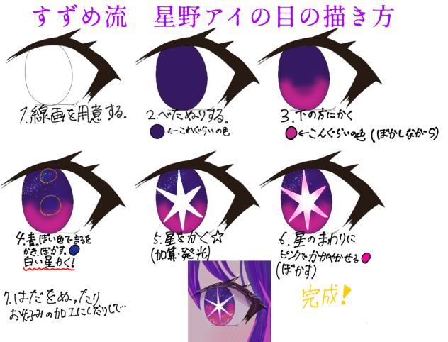 アイちゃんの👀の描き方！