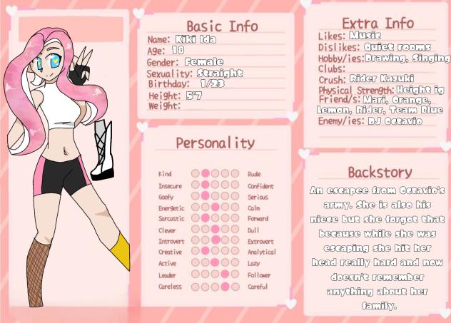 Kiki ref sheet 🩷✨🌸💕