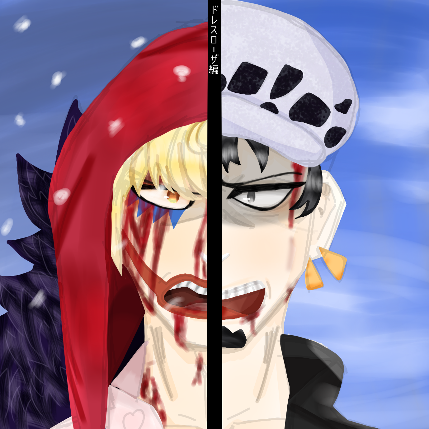 ONEPIECE ワンピース 複製原稿 複製原画 コラソン ロー 新品未開封！希少！ ワンピース 複製原画 複製原稿 3枚セット