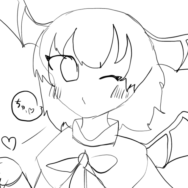 ちゅってする小悪魔