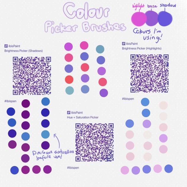 Quick Colour Picker Brushes