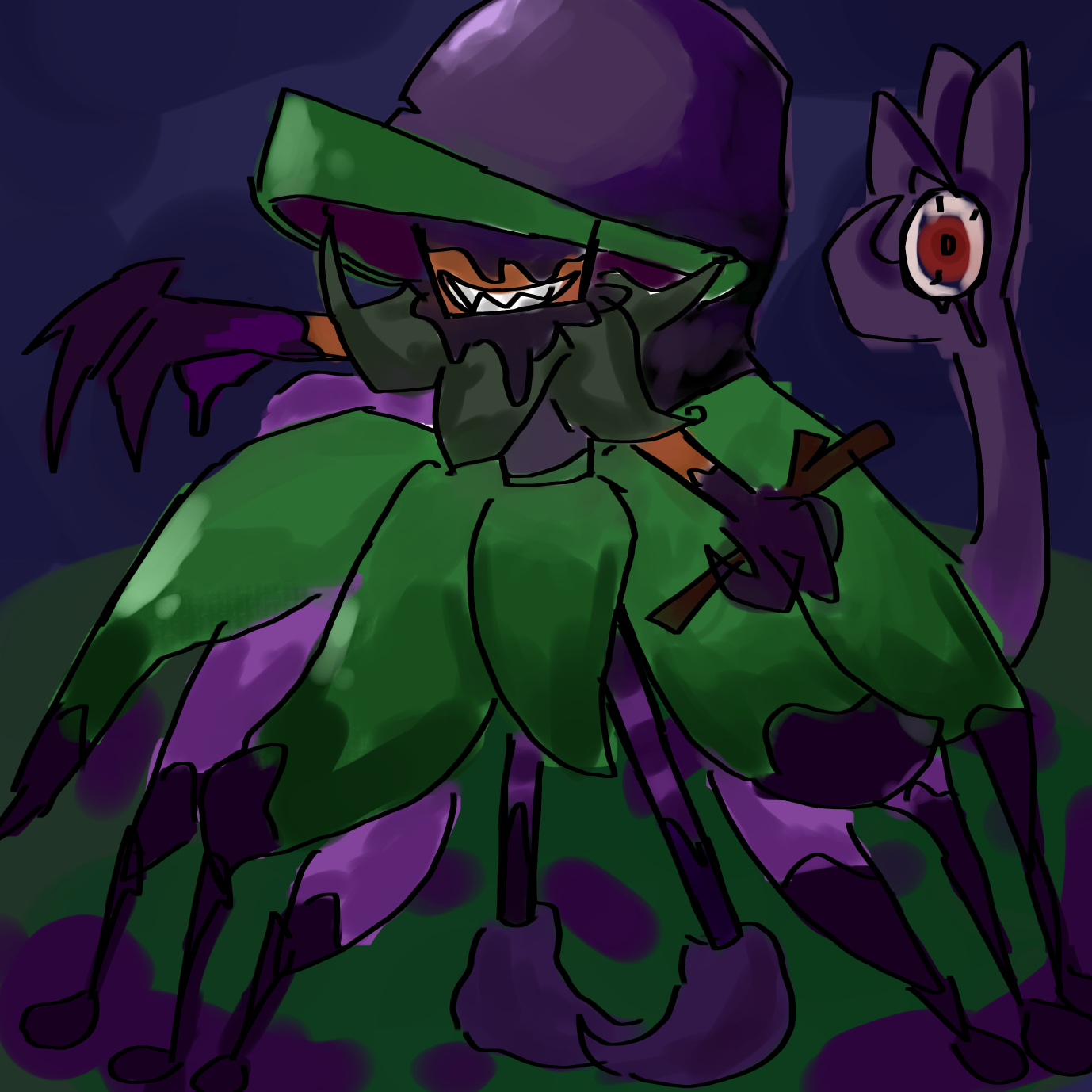 Twisted ver. of my Halloween main! - ibisPaint