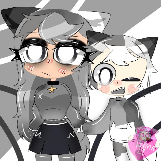 Grayscal and werella Dtiys✨😁🐾