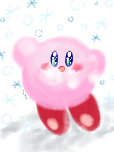 ２０２３　雪の日のカービィ