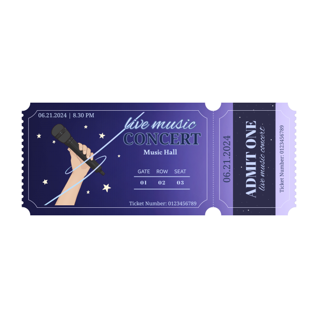 concert ticket