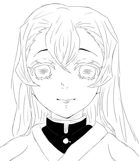 My demon slayer oc in the manga artstyle