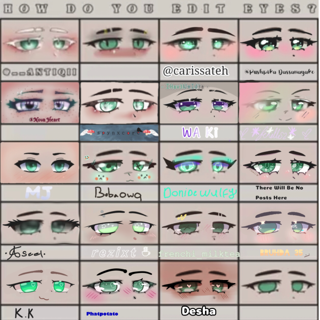 Colab gacha eyes