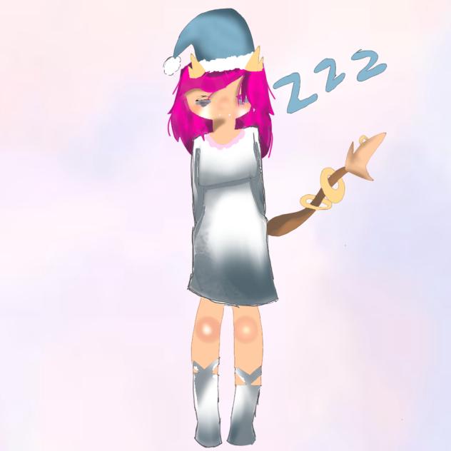 Mellisa in a night gown