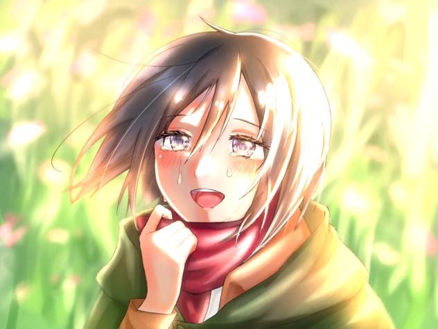 マフラーを巻いてくれてありがとう…