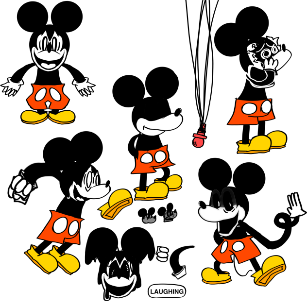 strech of HELL out Mickey Mouse