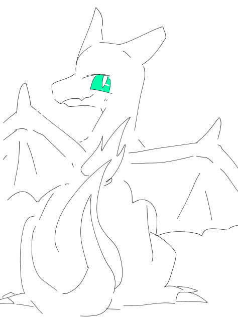 落書きリザードン