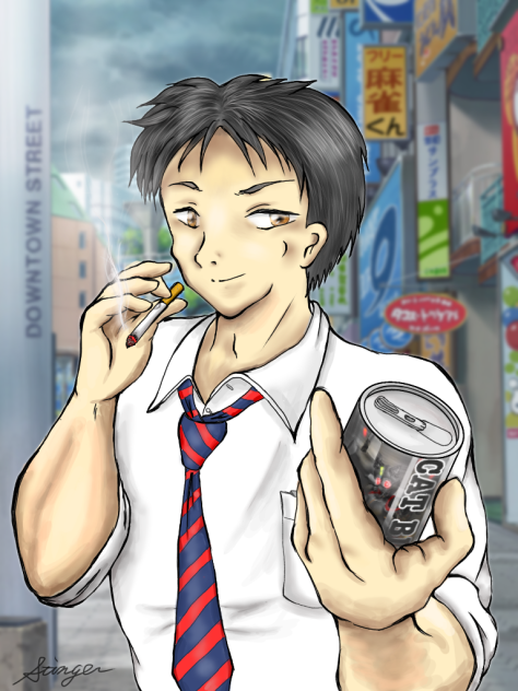 「おぅ、お疲れ！」